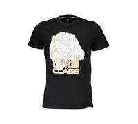 Cavalli Class Kurzarmshirt mit Logo-Druck - Größe: XL