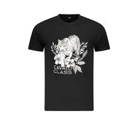 Cavalli Class Kurzarmshirt Rundhals Logo - Größe: M