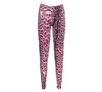Cavalli Class Leopard Leggings Blau Pink - Größe: S