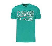 Cavalli Class Logo TShirt Kurzarm Rundhalsdruck - Größe: XL