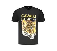 Cavalli Class Logo TShirt Rundhals Kurzarm - Größe: XL