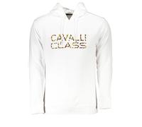 Cavalli Class Lux Hoodie mit Leopardenmuster - Größe: 2XL