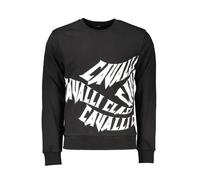 Cavalli Class Lux Sweatshirt Schwarz - Größe: M