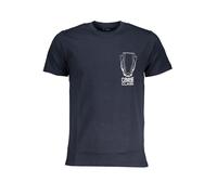 Cavalli Class Luxus Blau T-Shirt - Größe: M