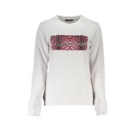 Cavalli Class Luxus Sweatshirt Pink Leopard - Größe: 2XL