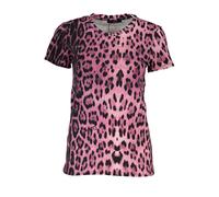 Cavalli Class Pink Baumwoll Damen T-Shirt XS