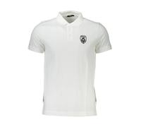 Cavalli Class Poloshirt Kurzarm Normale Passform Logo Sticke - Größe: XL