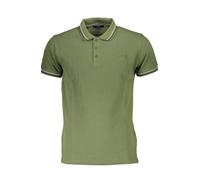Cavalli Class Poloshirt Stickerei Kontrastdetails Grün - Größe: 2XL