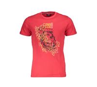 Cavalli Class Rotes Logo TShirt Rundhals - Größe: 2XL