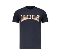Cavalli Class Rundhals TShirt mit Logo und Druck - Größe: M