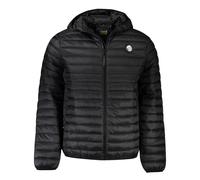 Cavalli Class Schlichte gesteppte schwarze Jacke S