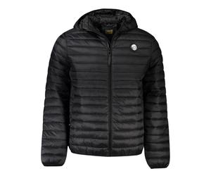 Cavalli Class Schlichte gesteppte schwarze Jacke S