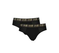 Cavalli Class Schwarze Baumwollunterwäsche für Herren M