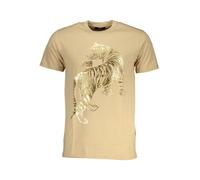 Cavalli Class Tiger Beige T-Shirt - Größe: XL