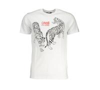 Cavalli Class Tiger Design TShirt Weiß - Größe: L