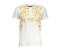 Cavalli Class Tiger Print TShirt Weiß - Größe: XL