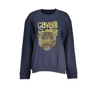 Cavalli Class Tiger Sweatshirt Navy - Größe: M