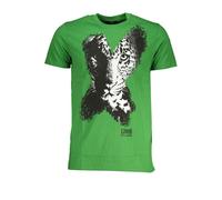 Cavalli Class Verde Baumwoll Herren T-Shirt L