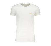 Cavalli Class Weißes Herren T-Shirt mit Logo - Größe: 2XL