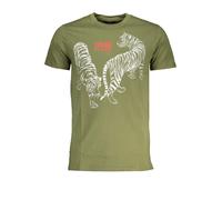 Cavalli Class Wild Tiger T-Shirt Grün - Größe: L