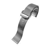 CAWEUER 20 mm Uhrenzubehörarmband, kompatibel mit Omega 007, Seamaster Diver 300, Uhrenarmbandkette, ersetzt Mailänder Edelstahlarmband