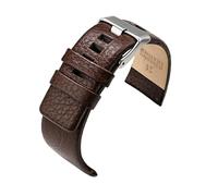 CAWEUER Lederarmband kompatibel mit Diesel DZ7312 DZ7314 Schwarz Braun 22 mm 24 mm 26 mm 27 mm 28 mm 20 mm 32 mm Herren-Uhrenarmband aus Rindsleder(Brown,26mm)