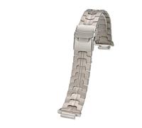 CAWEUER Modifiziertes Armband aus Titanlegierung, kompatibel mit Casio GM-2100 GA2100 Farmhouse Oak Series, Uhrenarmband massivem Titanmetall, Herrenarmband, 16 mm(Titanium gray)