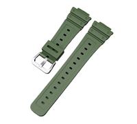 CAWEUER Schnellverschluss, kompatibel mit Casio G-Shock GA-2100 GA-2110, Ersatzarmband aus transparentem Harz, GA 2100, for Männer und Frauen(Armygreen)