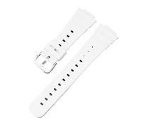 CAWEUER Schnellverschluss, kompatibel mit Casio G-Shock GA-2100 GA-2110, Ersatzarmband aus transparentem Harz, GA 2100, for Männer und Frauen(White)