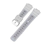 CAWEUER Schnellverschluss, kompatibel mit Casio G-Shock GA-2100 GA-2110, Ersatzarmband aus transparentem Harz, GA 2100, for Männer und Frauen(Translucent)