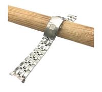 CAWEUER Uhrenarmband kompatibel mit TISSOT 1853 PRC200 T17 T461 T055 T014 Herren-Faltschließe-Armband aus Edelstahl, Uhrenarmbandkette 19 mm 20(20mm)