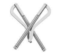 CAXUSD 2 Stück Metall Geldklammern Mit Feder Kompakte Zinklegierung Klammern Für Herren Kreditkarten Und Geldscheinhalter Für Büro Und Alltag