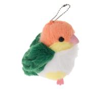 CAXUSD Niedlicher Plüsch Papageien Schlüsselanhänger Aus Weichem Material Farbenfroher Taschenanhänger Für Damen Party Und Geschenkdeko