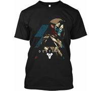 Cayde-6 Destiny Trend Unisex T-Shirt Printed Tee Graphic Top Men Black Shirt S