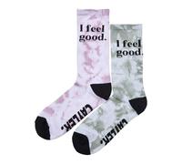 Basicsocken CAYLER & SONS "Cayler & Sons Unisex Feelin Good Socks 2-Pack", Herren, Gr. 35-38, rosa (lightkhaki, rose), Baumwolle, Polyester, Elasthan, unifarben, normal, Socken (98904669-35) lightkhak