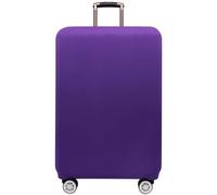 Cazqgoy Elastic Travel Suitcase Protective Cover, Washable Luggage Cover,Protective Cover for Suitcases with Zip (Violett,XL)