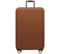 Cazqgoy Elastic Travel Suitcase Protective Cover, Washable Luggage Cover,Protective Cover for Suitcases with Zip (Kaffeefarbe,M)