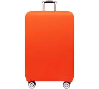 Cazqgoy Elastic Travel Suitcase Protective Cover, Washable Luggage Cover,Protective Cover for Suitcases with Zip (Orange,L)