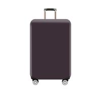 Cazqgoy Elastic Travel Suitcase Protective Cover, Washable Luggage Cover,Protective Cover for Suitcases with Zip (Dunkelbraun,S)