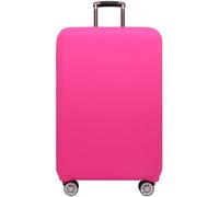 Cazqgoy Elastic Travel Suitcase Protective Cover, Washable Luggage Cover,Protective Cover for Suitcases with Zip (Rosa,M)