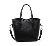 CAZSTYK Mehrzweck-Umhängetasche für Damen, aus weichem PU-Stoff, trendige Crossbody-Tasche für bequemes Tragen, geräumige Arbeit, Schwarz