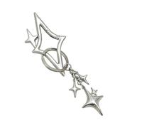 CAZSTYK Metall-Karabiner mit Sternform, leichte Konstruktion, Bergsteiger-Halter für Outdoor-Abenteuer, Zincs, Legierung, Schlüsselanhänger, 2-teiliges Stern-Set, One size