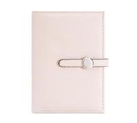 CAZSTYK Reisepasshülle aus Leder, wasserdicht, Reisebrieftasche, Reisepasshülle mit Kartenschlitz, für Damen/Herren, Reisepasshülle, Brieftasche mit Kartenfächern, weiß