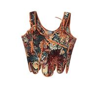 CAZSTYK Retro-Korsett im viktorianischen Stil mit abnehmbarem Rückenverschluss, atmungsaktives Polyester, Taillenformer für Retro-Event-Bustier-Bekleidung, B, XL