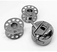 CB Spulenkapsel + 2 Metallspulen Spulen für Singer Brilliance 6180,6280,6160,6199 Pfaff,Brother,Toyota,Janome,Carina,Aldi,FIF,TCM,AEG,Privileg UVM. Nähmaschine