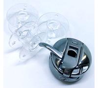 CB Spulenkapsel + 3 Kunststoffspulen für Privileg Nähmaschinen