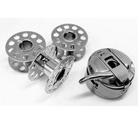 CB Spulenkapsel + 3 Metallspulen für Veritas Nähmaschinen 2500, 3400, Romy