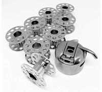 CB Spulenkapsel + 8 Metallspulen für Necchi 559 Nähmaschinen