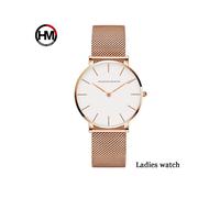 (CB36WFF)Hannah Martin Top-Marken Paaruhr Leichte Luxus-Herrenuhren Japanisches Uhrwerk 36mm Wasserdicht