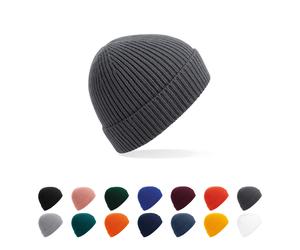 CB380 Beechfield Strickmütze mit Umschlag Oxford Navy One Size